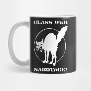 Class War Sabotage Cat Mug